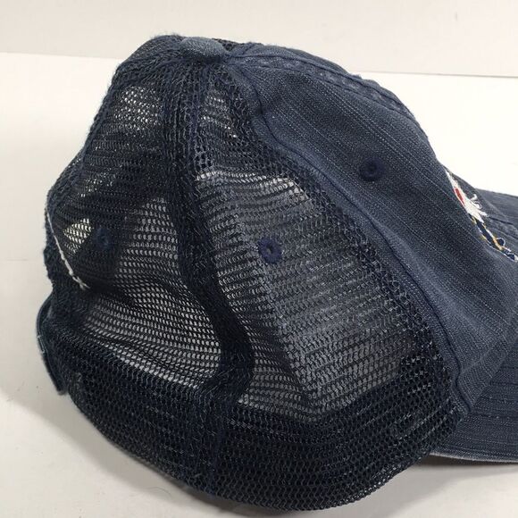 NC Cackalax Pig Hat Distressed Denim SnapBack Baseball Cap - Picture 4 of 11